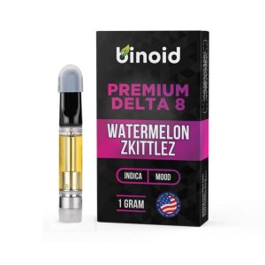 Binoid Delta 8 TCH Vape Cartridge Watermelon Zkittlez
